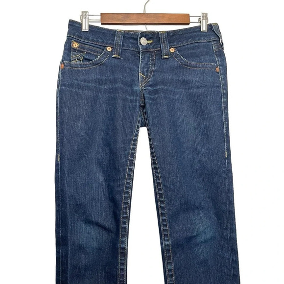 True‎ Religion Skinny Jeans Size 27 Low Rise Stretch Denim USA - Picture 4 of 8